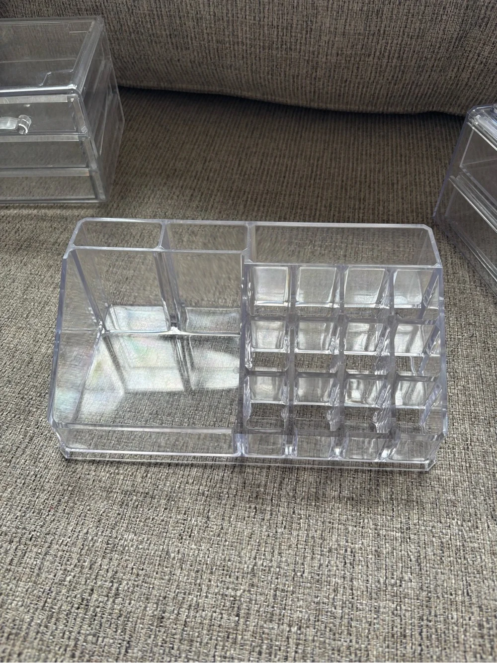 Clear Acrylic Makeup & Jewelry Organizer - Clear